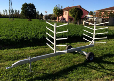 Carrello porta barriere piccolo